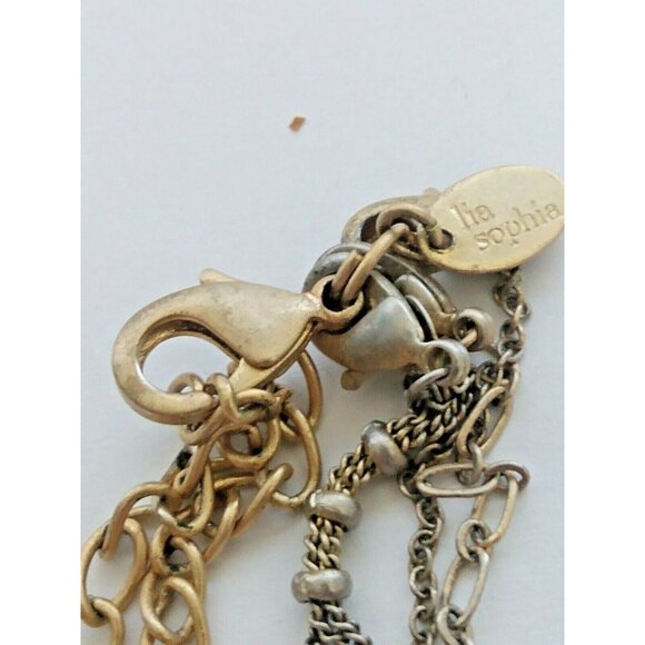 Vintage Signed Lia Sophia Necklaces (Lot of two) Beautiful Gold tone - Picture 12 of 12